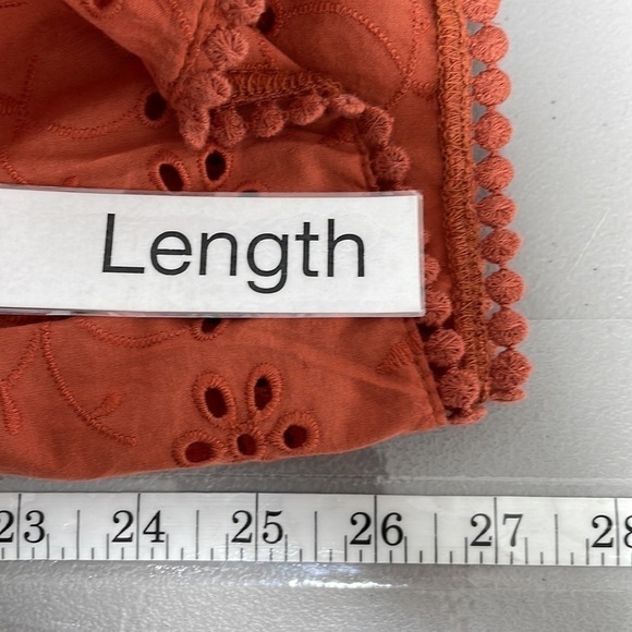 Ryegrass Tank Top NWT Embroidery Floral Eyelet Orange Size 2X - Picture 14 of 17